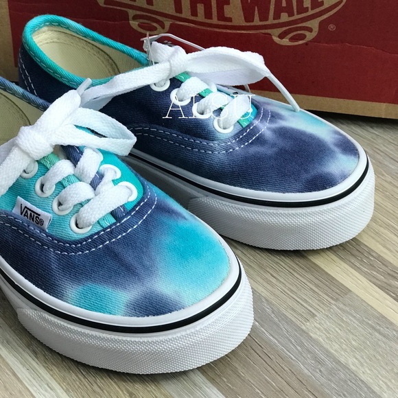NWT VANS Authentic Tie Dye Navy Kid’s - Picture 6 of 7